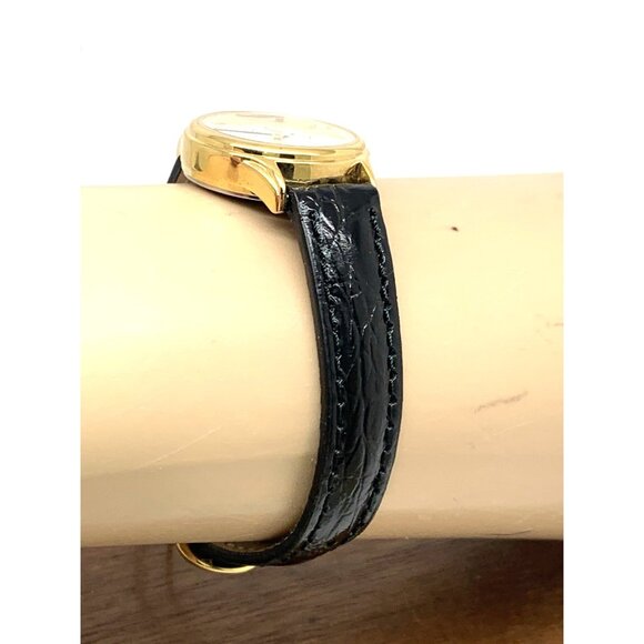 Pulsar Women's Watch VX83-X002 Vintage Quartz White Dial Day Date Black Leather - Picture 11 of 13